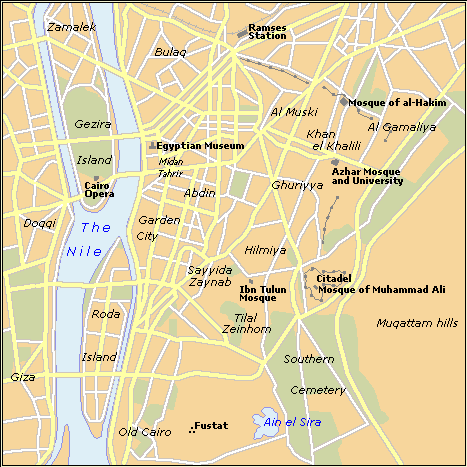 city centre carte du cairo
